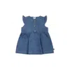 Petit Bateau Sleeveless Denim Dress In Denim