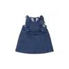 Petit Bateau Sleeveless Denim Dress In Denim