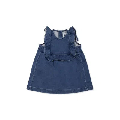 PETIT BATEAU DENIM DRESS FOR BABY GIRL