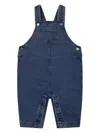Petit Bateau Denim Dungarees In Blue
