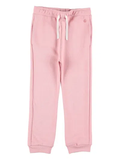 Petit Bateau Kids' Drawstring-waist Track Pants In Pink