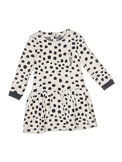 Pre-owned Petit Bateau Babies' Dress In Ivory
