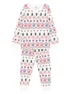 Petit Bateau Fairisle-pattern Pyjamas In White