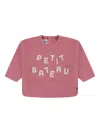 Petit Bateau Fleece Sweatshirt In Pink
