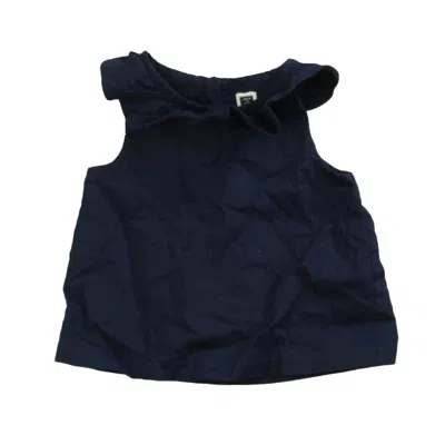Pre-owned Petit Bateau Kids' Girls Blue Jumper