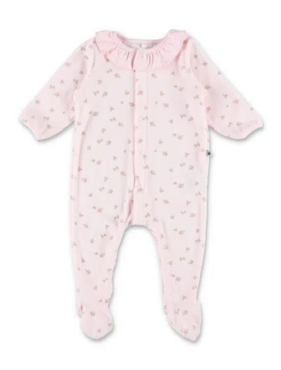 Petit Bateau Kids'  Girls' Ribbed Mini Dress In Pink