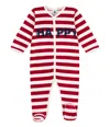 Petit Bateau Happy Onesie In Bianco
