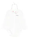 Petit Bateau Heart-embellished Body In White