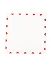 Petit Bateau Heart-motif Blanket