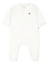 Petit Bateau Heart-motif Bodies In White
