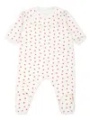 Petit Bateau Heart-motif Romper In White