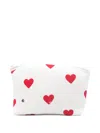 Petit Bateau Heart-print Cotton Bag In White