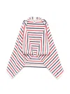Petit Bateau Hooded Striped Robe