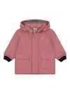 Petit Bateau Pink Raincoat For Baby Girl In 粉色
