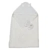 Petit Bateau Infant Bath Towel And Bootees Set