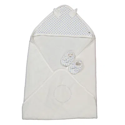 Petit Bateau Infant Bath Towel And Bootees Set