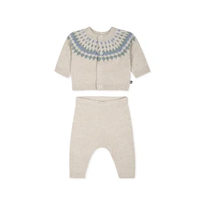 Petit Bateau Ivory Birth Set For Babykds