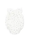 Petit Bateau Ivory Romper For Baby Girl With Floral Print
