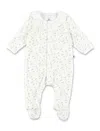 Petit Bateau Floral Print All-in-one In White