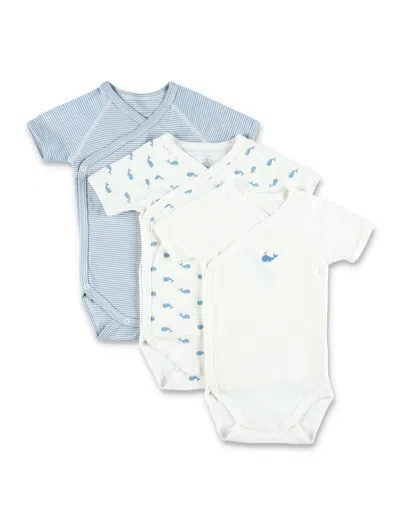 PETIT BATEAU KID - WRAPOVER BODIES 3-PACK