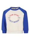 Petit Bateau Logo-print Sweatshirt In Neutrals
