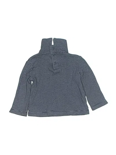 Pre-owned Petit Bateau Babies' Long Sleeve Turtleneck In Gray