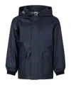 Petit Bateau Bue Raincoat For Kids In Black