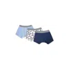 Petit Bateau Multicolor Boxer Shorts Set For Boywith Tour Eiffel In Multicolor