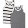 Petit Bateau Multicolor Set For Boy With Logo In Multicolor
