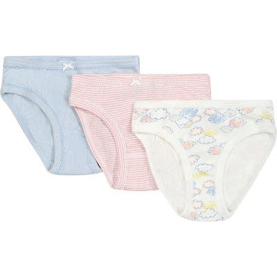 Petit Bateau Kids' Multicolor Set For Girl With Print And Stripes