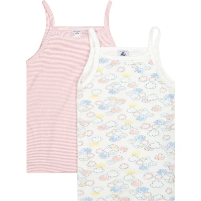 Petit Bateau Kids' Multicolor Set For Girl With Print And Stripes