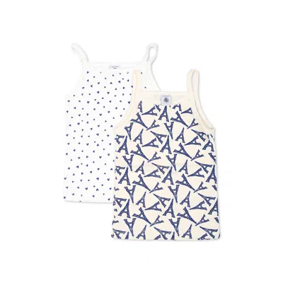 Petit Bateau Kids' Multicolor Tank Top Set For Boy With Tour Eiffel