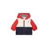 Petit Bateau Color Block Windbreaker In Multicolor