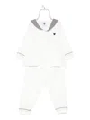 Petit Bateau Natural Cotton Trousers In Neutral