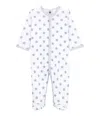 Petit Bateau Onesie With Stars In Bianco
