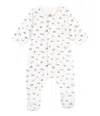 Petit Bateau Onesie With Writings In Bianco