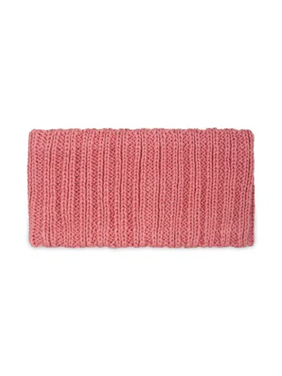 Petit Bateau Organic-cotton Neck Warmer In Pink
