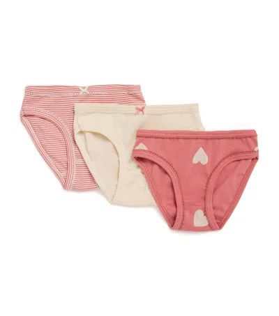 Petit Bateau Kids' Pack Of 3 Organic Cotton Briefs