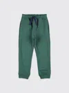 Petit Bateau Kids Cotton Jogging Trousers In Green