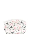 Petit Bateau Patterned Make-up Bag In White