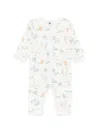 Petit Bateau Patterned Romper In Multi