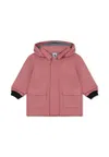 Petit Bateau Pink Raincoat For Baby Girl In Pink