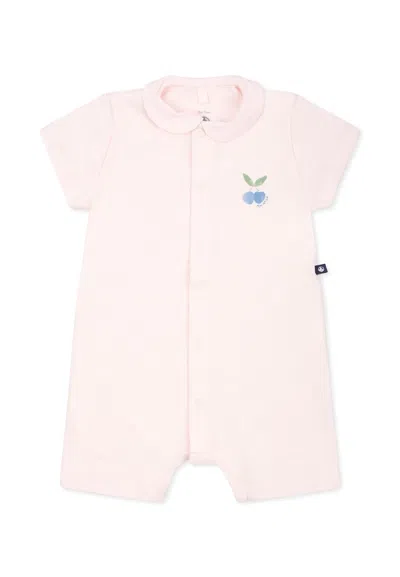 Petit Bateau Pink Romper For Baby Girl