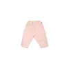 Petit Bateau Pink Trousers For Baby Girl In Pink