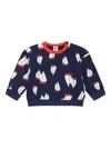Petit Bateau Blue Sweatshirt For Baby Boy In Blue