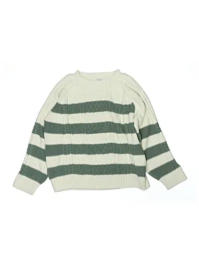 Pre-owned Petit Bateau Kids' Pullover Sweater In Green