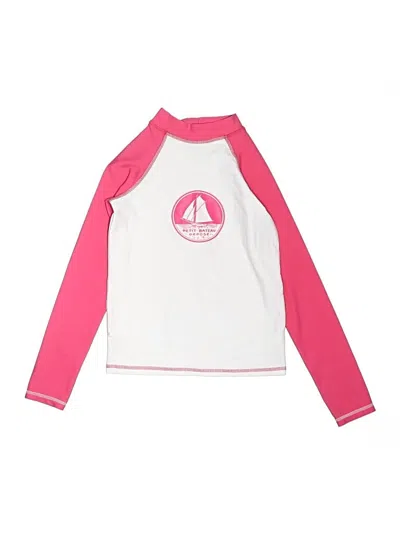 Pre-owned Petit Bateau Kids' Rash Guard In Pink