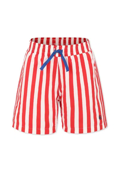 PETIT BATEAU RED SWIM SHORTS FOR BOY