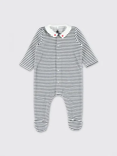 Petit Bateau Babies'  Romper Kids Color Striped In Multi