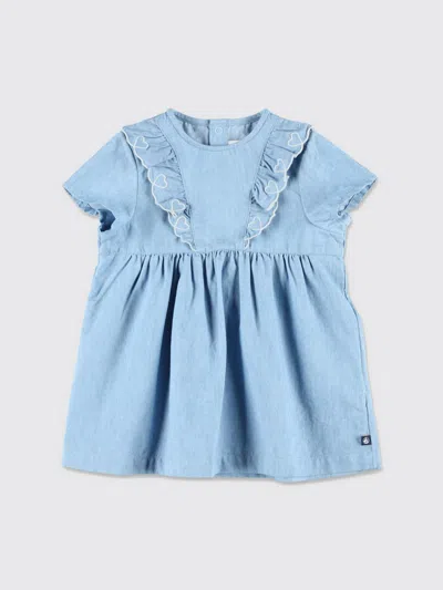 Petit Bateau Babies' 롬퍼  남아 색상 데님 In Multi